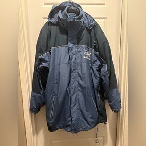 Vintage Seattle Seahawks Blue Heavy Duty and Warm Two piece Jacket - size Large